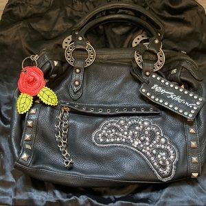 Betsey Johnson Leather Satchel